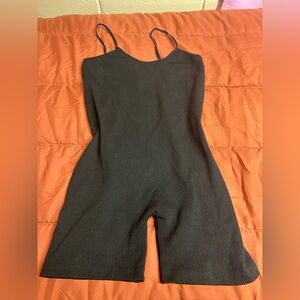 Thin strap stretchy body suit